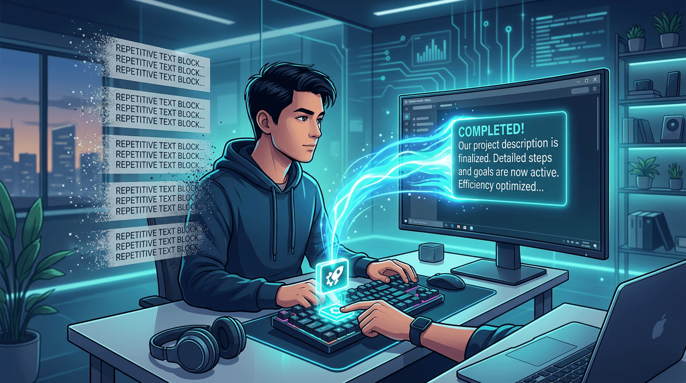 How to Automate Repetitive Typing: Stop Wasting Time on the Same Text - Lightning Assist Blog